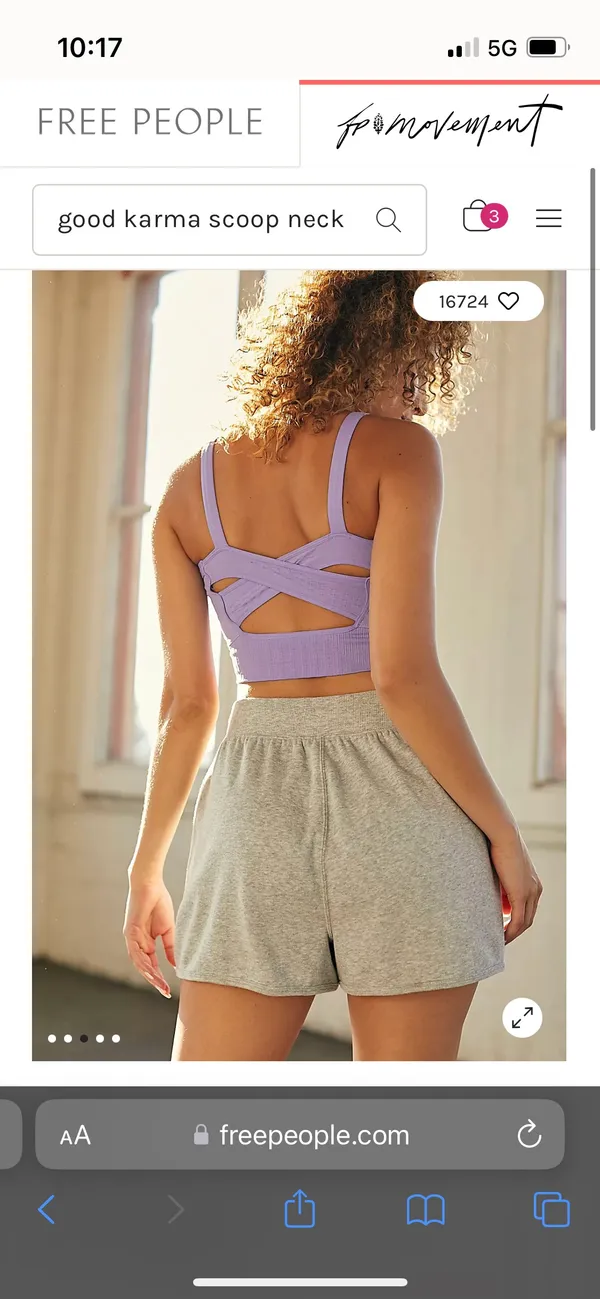 Free People Sports Bra - Image 3