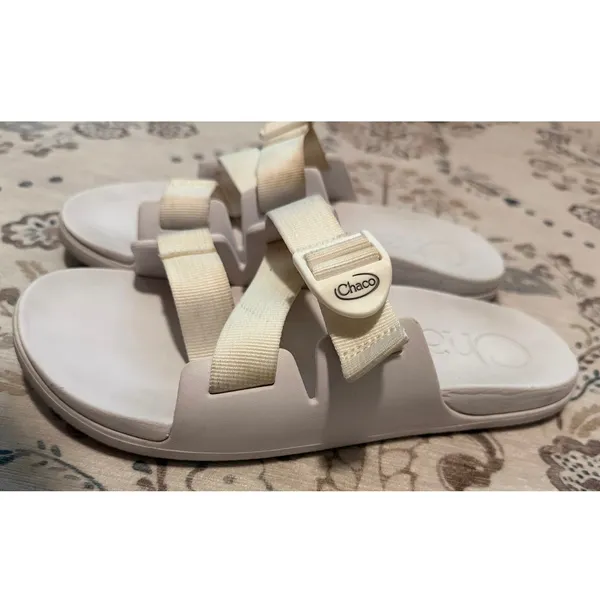Chacos Women's Chillos Slide Sandals White Size 10 Comfort Active Slides - Image 3