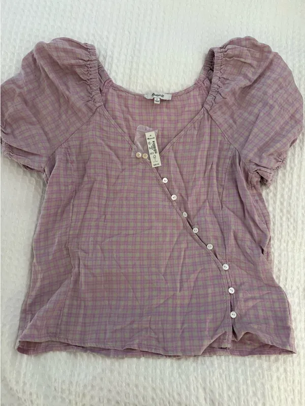Madewell Plaid Shirt Button Down - Image 3