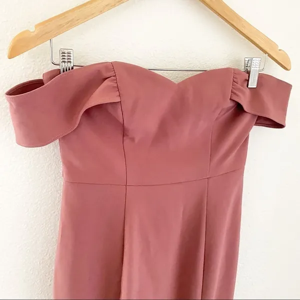Likely‎ Bartolli Off Shoulder Mermaid Gown Rose Pink 0 NWT - Image 6
