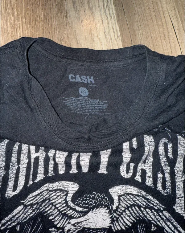 Johnny cash graphic tee Black Size L - Image 2