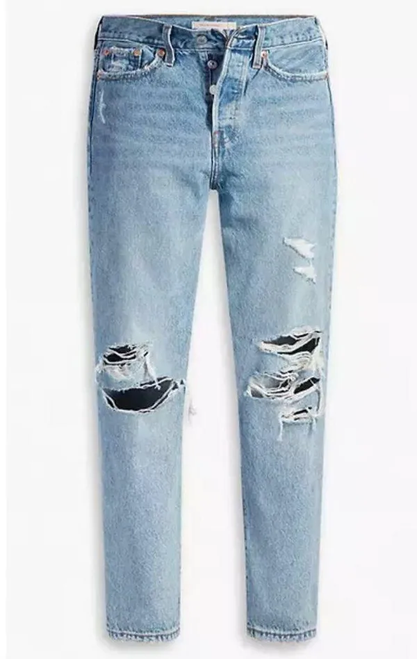 Levi's Premium WEDGIE STRAIGHT FIT WOMEN'S JEANS 30x30 LIght Wash Probably Ok - Image 6