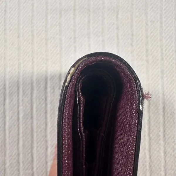 Kate Spade New York Purple Zip Around Wallet Small Card Holder - Image 8