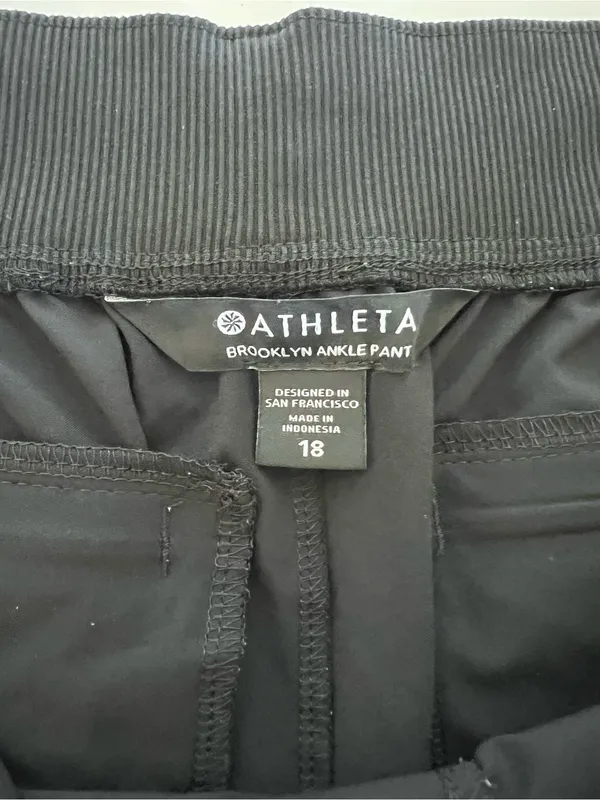Athleta Women's Brooklyn Mid-Rise Ankle Tapered Leg Pant Athleisure Pull-On‎ - Image 3