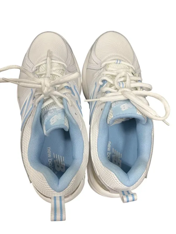 New Balance 857 wms white baby blue low top sneakers sz 9D SKU 10-370 - Image 13