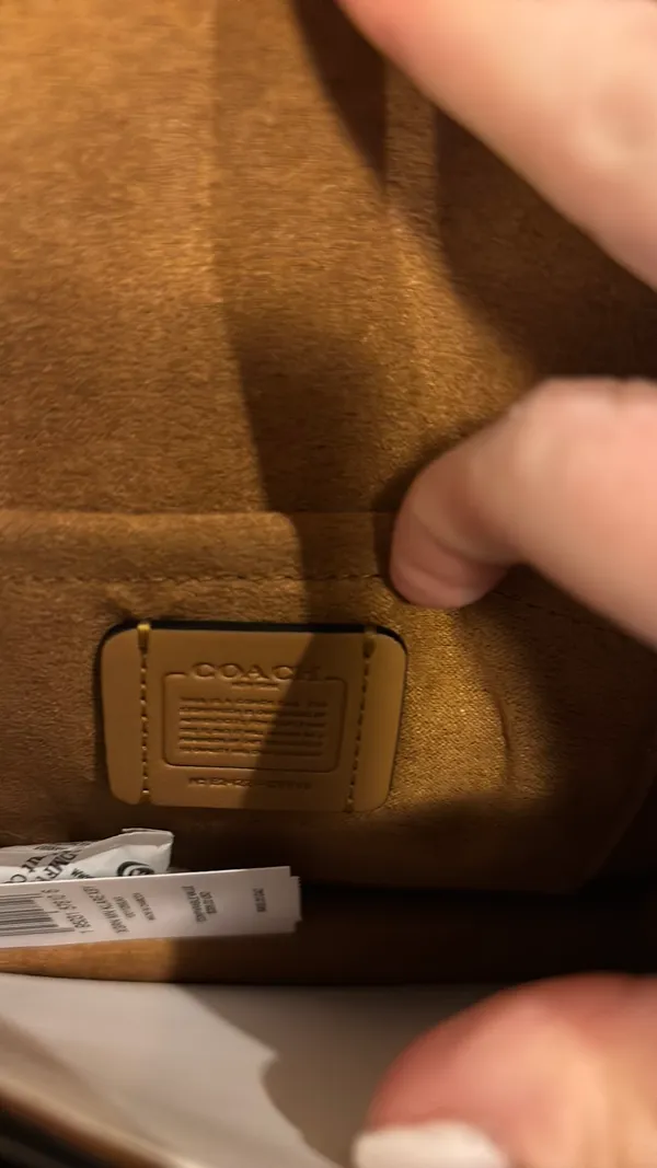 NWT coach black crossbody with chain - Image 4
