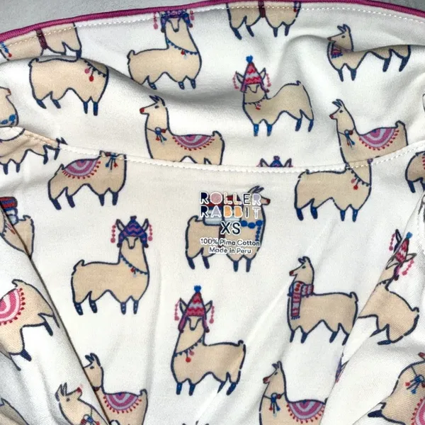 Roller Rabbit Pal Paca Polo Pajama set size XS - Image 8