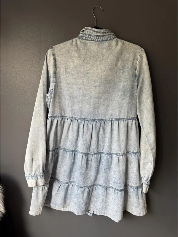 Light Wash Denim Button - Image 2