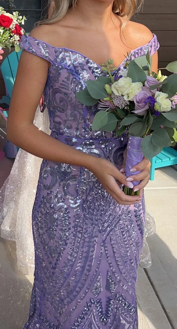 Jovani Purple  Prom Dress - Image 4