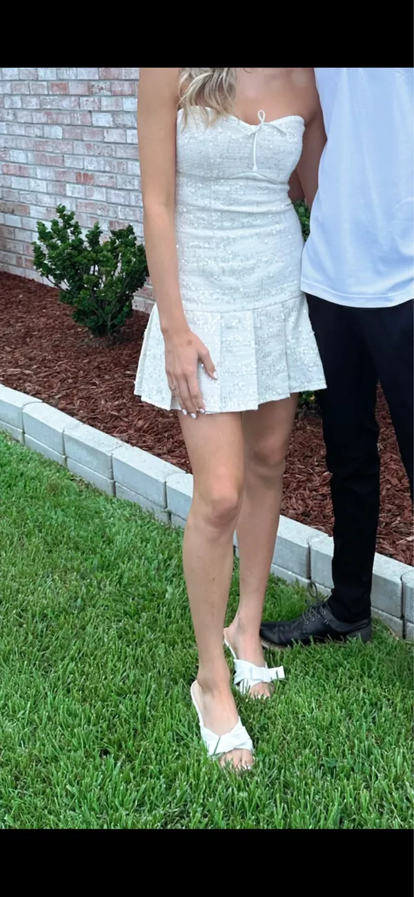 grad dress White - Image 4