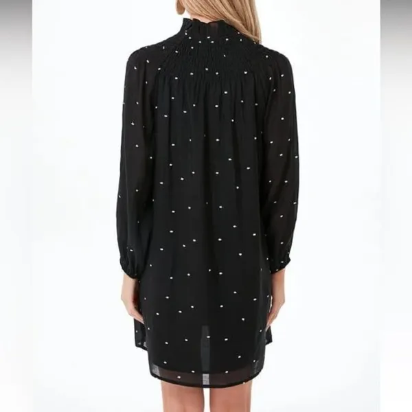 Tuckernuck Pomander Place Size Medium Taylor Dress Black Long Sleeve - Image 8