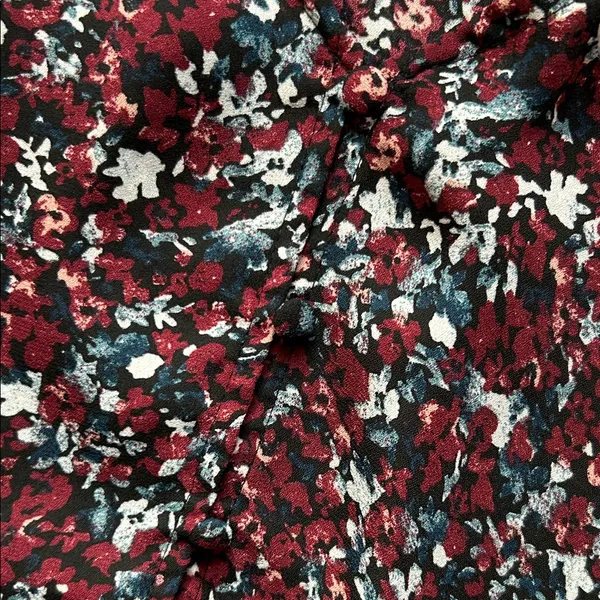 Maurices Burgundy Floral Blouse - Image 3