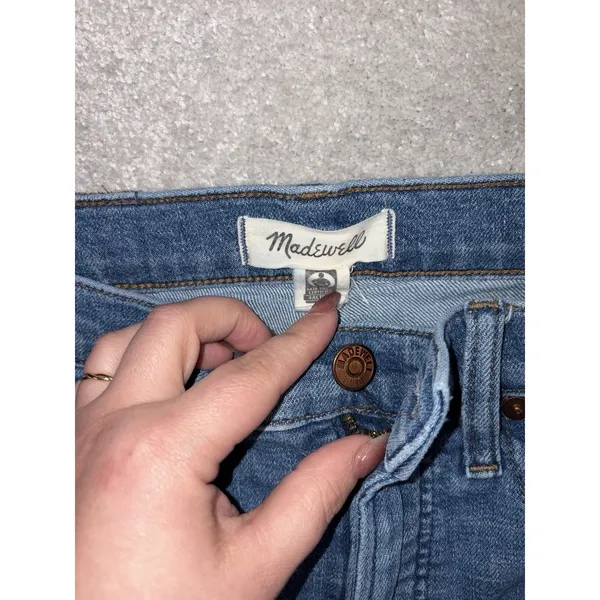 Madewell The Perfect Vintage Crop Jean 26‎ High Rise Med Wash - Image 2