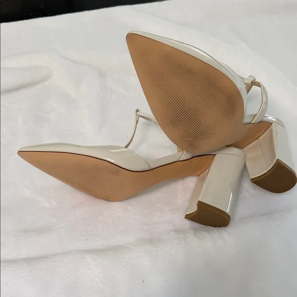 Nine West Cream Strappy Sandals - Image 6