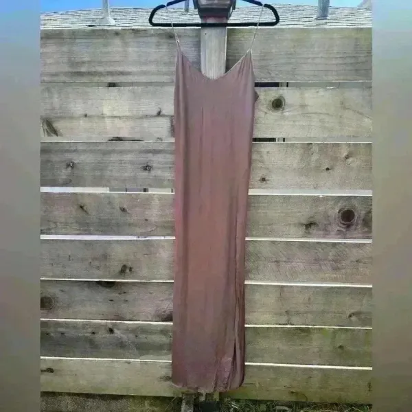 Stillwater $210 The‎ Ever Thine Maxi Slip Dress Size Small Satin Bohemian Beach - Image 2