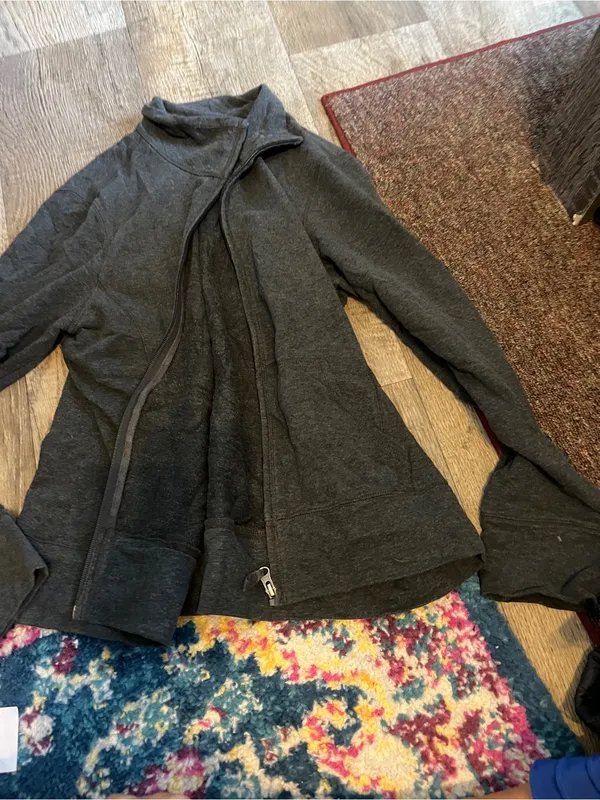 Ll bean Women’s Dark Gray Zip - Image 2