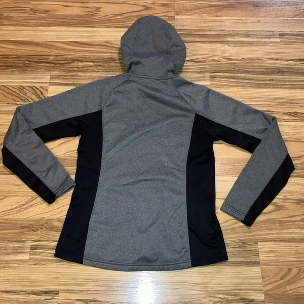 The North Face Full Zip Hoodie‎ Women's Size medium, Gray Fleece Active Jacket - Image 4