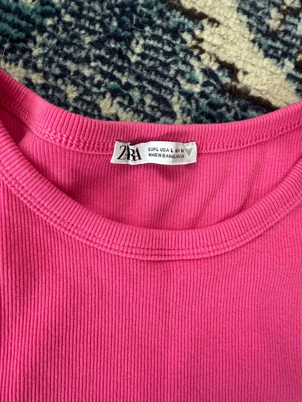 Zara Ribbed Sleeveless Tank Top - Image 3