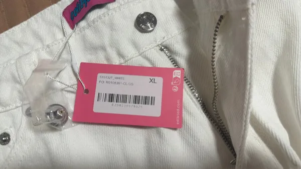Edikted White Wide-Leg Jeans XL - Image 4