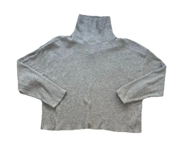 The Group Babaton Aritzia Women’s Turtleneck Sweater 1 / S Cropped Waffle Knit - Image 2
