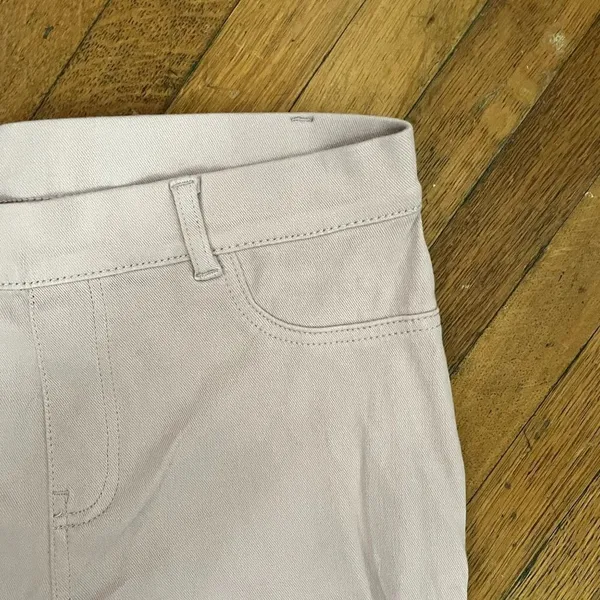 FIGS Comfortable Trousers XL Light Pink Women Stretch Cotton Blend - Image 2