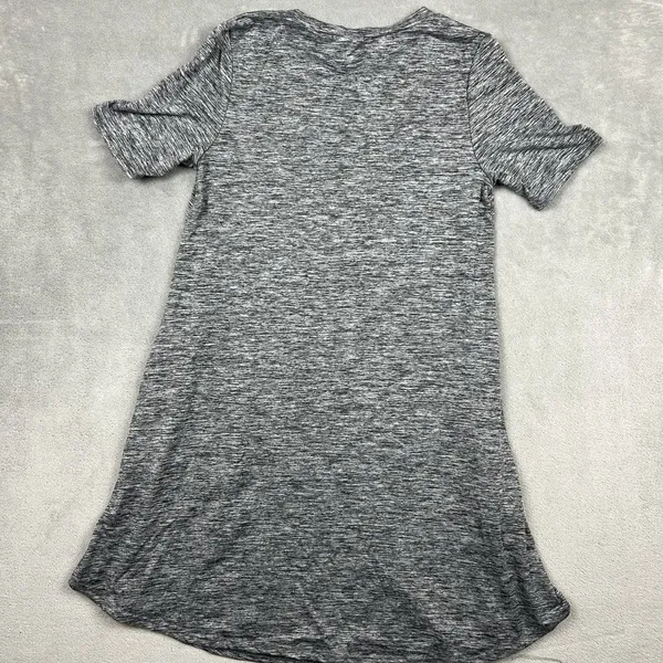 12 pm by Mon‎ Ami Heathered grey short sleeve dress size medium round neck Basic - Image 2