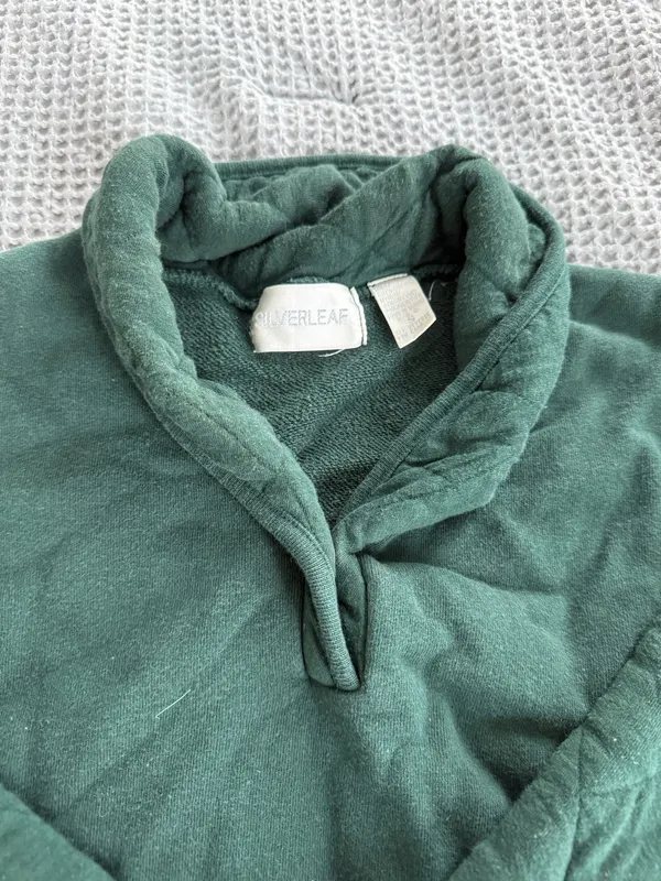 Silverleaf Green Quilted Pullover - Image 4