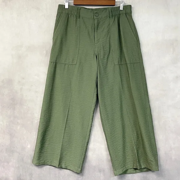 Standard Surplus Womens Wanderer Wide Leg Crop Pants Size L Minimal Coastal - Image 15