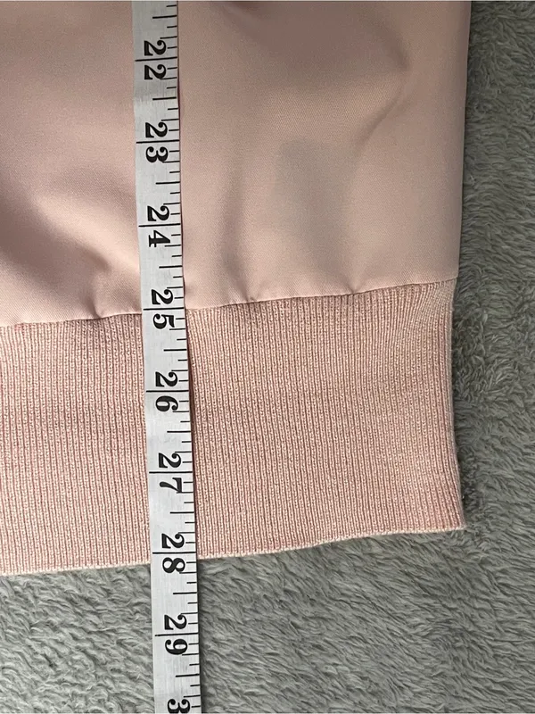 Lauren Ralph Lauren pale pink lightweight combination sweater sweatshirt preppy - Image 7