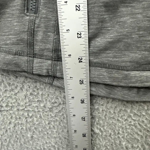 Lululemon Define Jacket Brushed Heathered Slate Gray Athletic Athleisure Size 10 - Image 9
