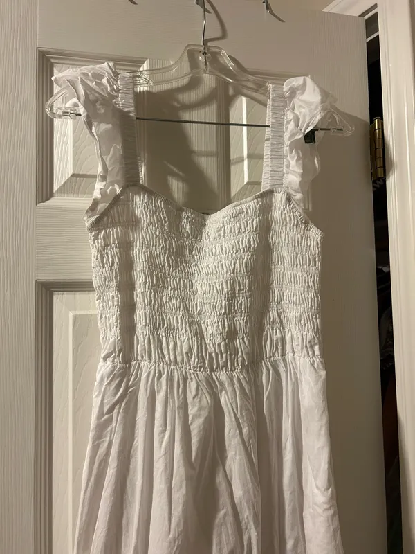 PaperMoon White midi dress - Image 3