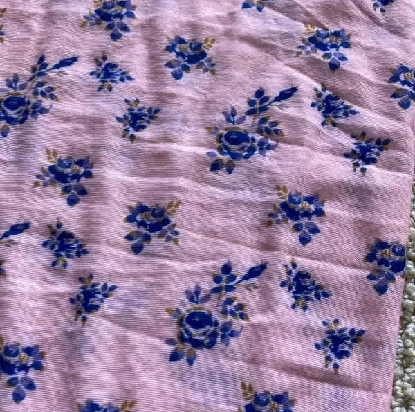 NEW Natural Life Boho Bandeau Full Length Pink Flower Pattern One Size NWOT - Image 3