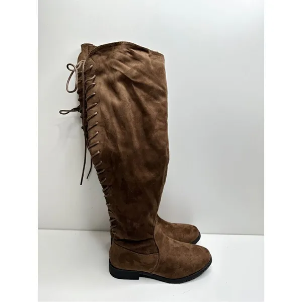 French Connection Over The Knee Boots‎ Womens 6 Brown Jasper Boot New - Image 5