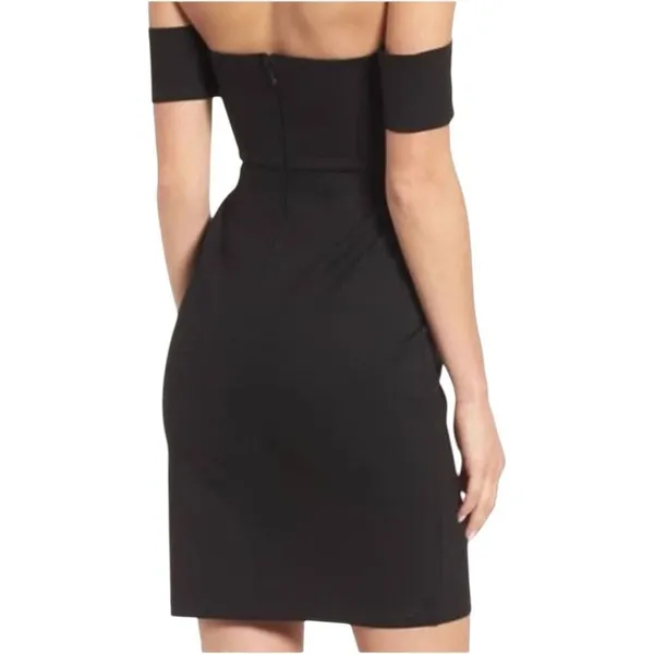 New Womens Astr The Label Black Bodycon Corset Stunning Evening Dress - Sz S - Image 2