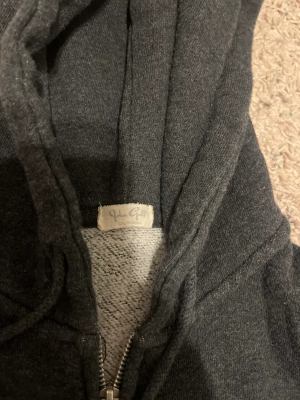 Brandy Melville Cropped Zip Up - Image 3