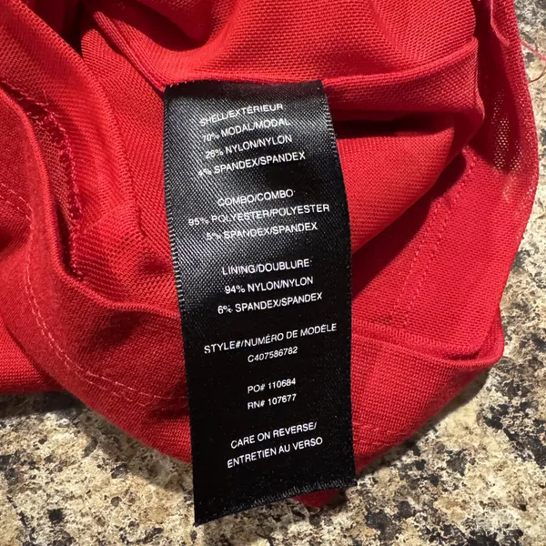 NWOT Alice + Olivia Dress Fiona Minimalist Classic Cocktail Bodycon Boho Red 2 - Image 3