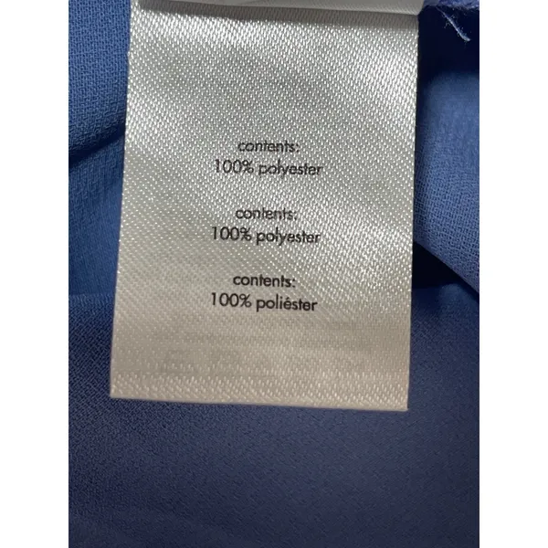 NEW WeWoreWhat Blue Satin Sleeveless Cowl Neck Cami Camisole Tank Slip Dress XL - Image 5