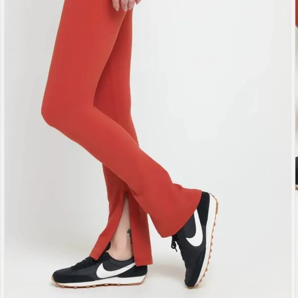 Spiritual Gangster yoga pants size Large leggings brick red athletic workout NWT - Image 2