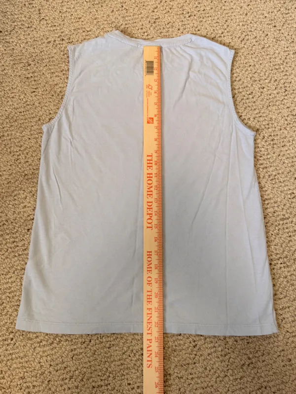 Rebecca Minkoff Vacation Vacation Vacation Muscle Tank XS Blue 100%‎ Cotton - Image 7