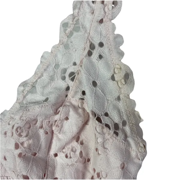 Aerie Light‎ Pale Pink Unpadded Lace Bralette M - Image 3