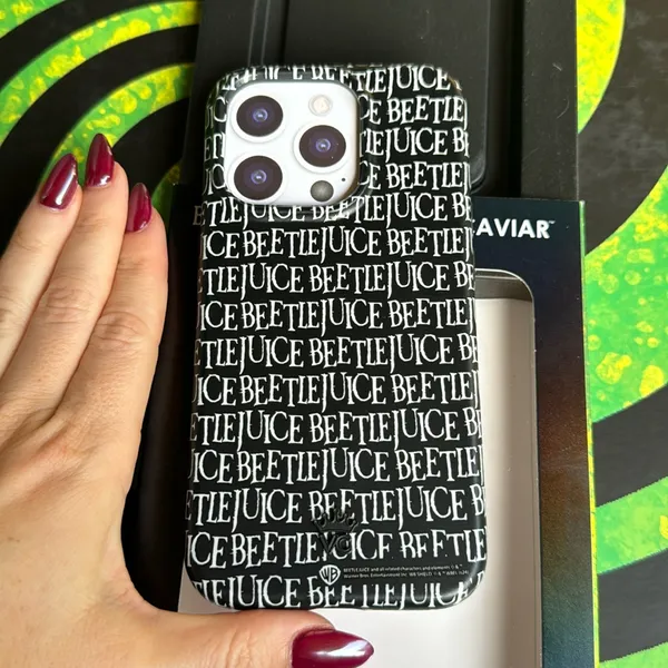 Velvet caviar Beetlejuice iPhone Case - Image 5