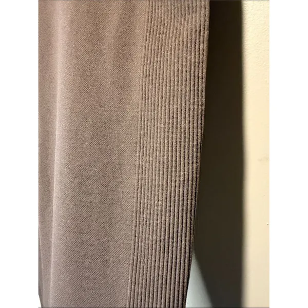 Set Active Sculptflex Ribbed Sides Brown Neutral Workout Leggings Size M - Image 4