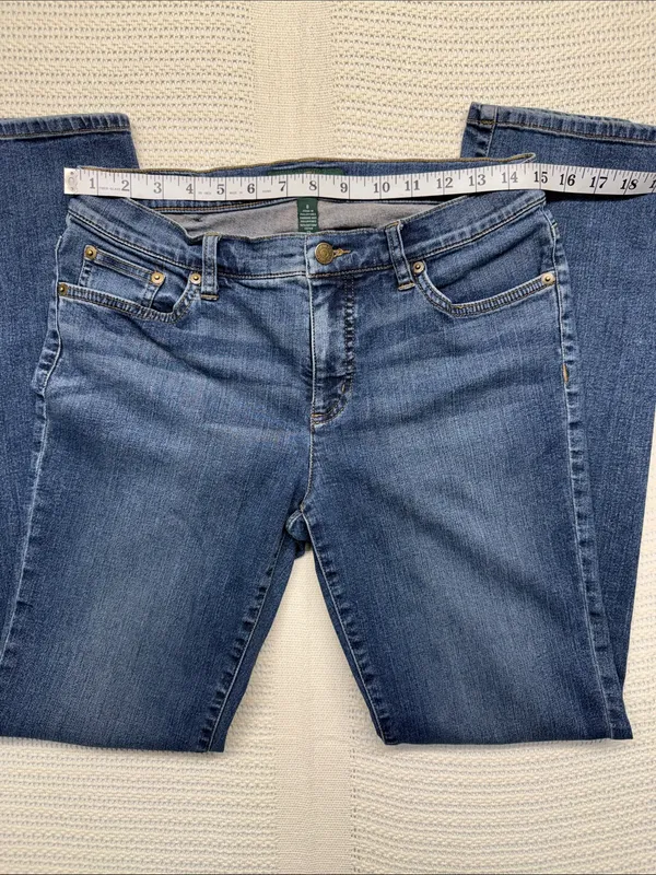 Ralph Lauren Straight Leg Jeans in Dark Blue Wash - Image 6