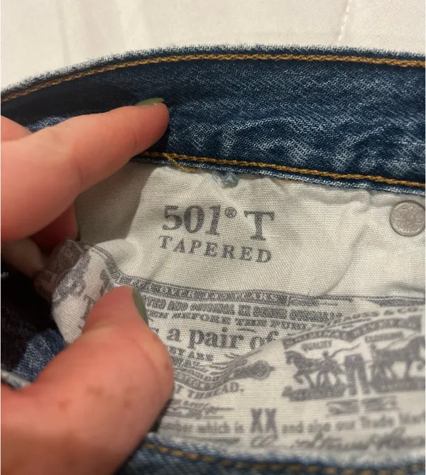 Levi’s 501 Tapered Button Fly Jeans - Image 8