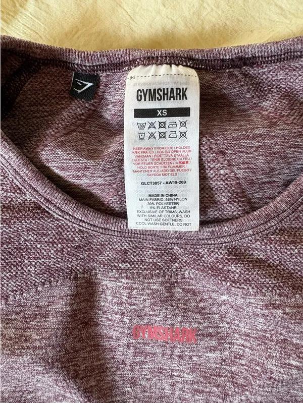 Gymshark Long Sleeve Top Cropped - Image 3
