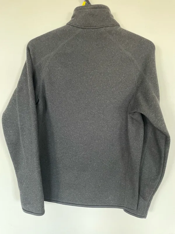 Patagonia Men’s worn wear Full Zip Fleece Jacket Black Gray Size Medium Very New - Image 2