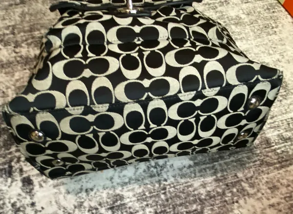 Coach Monogrammed Signature Tote Bag - Image 5