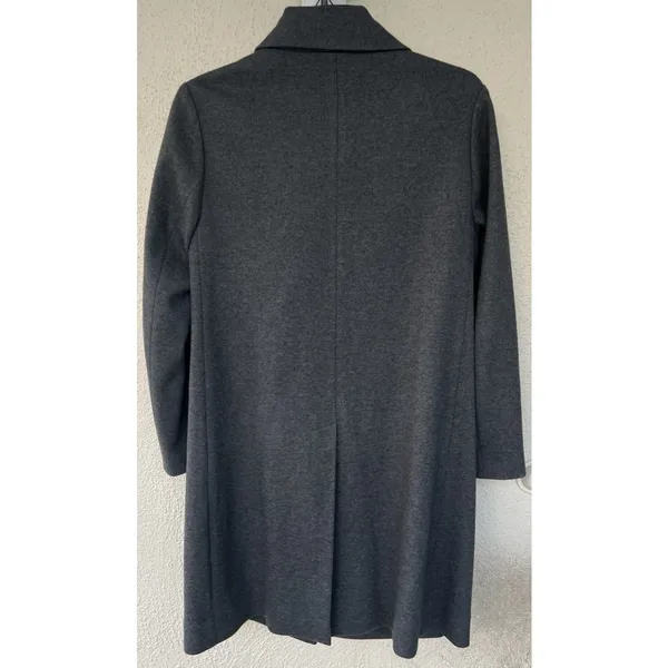 Brunello Cucinelli Gray Cashmere Coat Women’s S Quiet Luxury Old Money Formal - Image 5