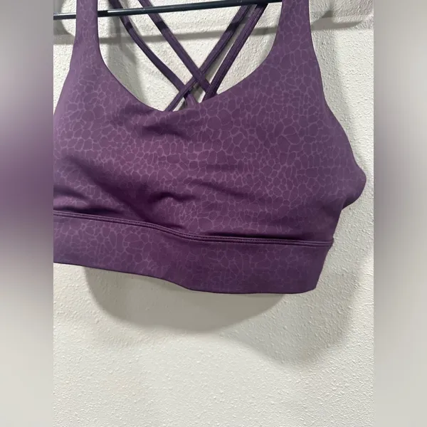ZYIA Purple Sports Bra - Image 3