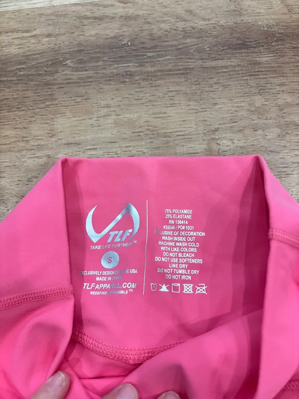 Tlf pink seamless biker shorts - Image 3